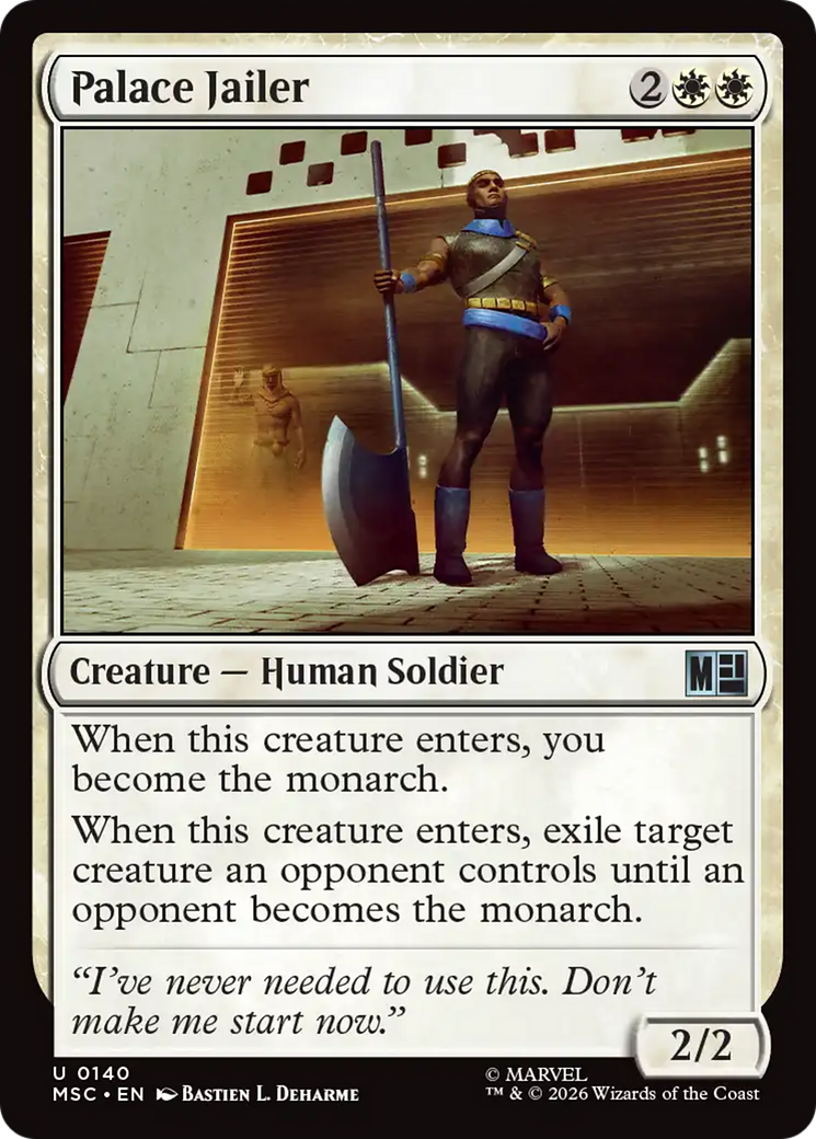 Palace Jailer (Surge Foil) [Marvel Super Heroes Commander] | I Want That Stuff Brandon