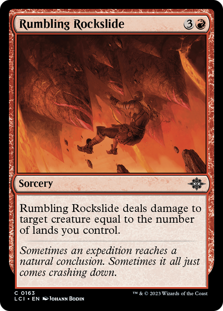 Rumbling Rockslide [The Lost Caverns of Ixalan] | I Want That Stuff Brandon