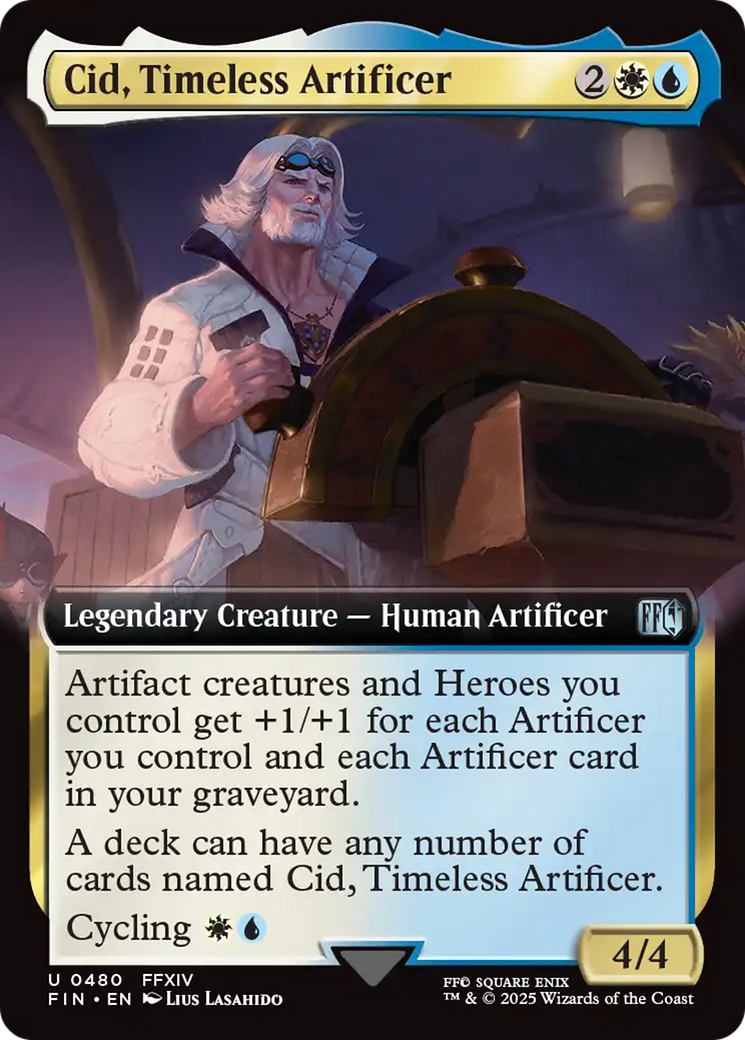 Cid, Timeless Artificer (Extended Art) [FINAL FANTASY] | I Want That Stuff Brandon