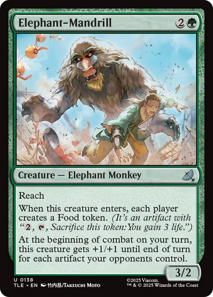 Elephant-Mandrill [Avatar: The Last Airbender: Eternal-Legal] | I Want That Stuff Brandon