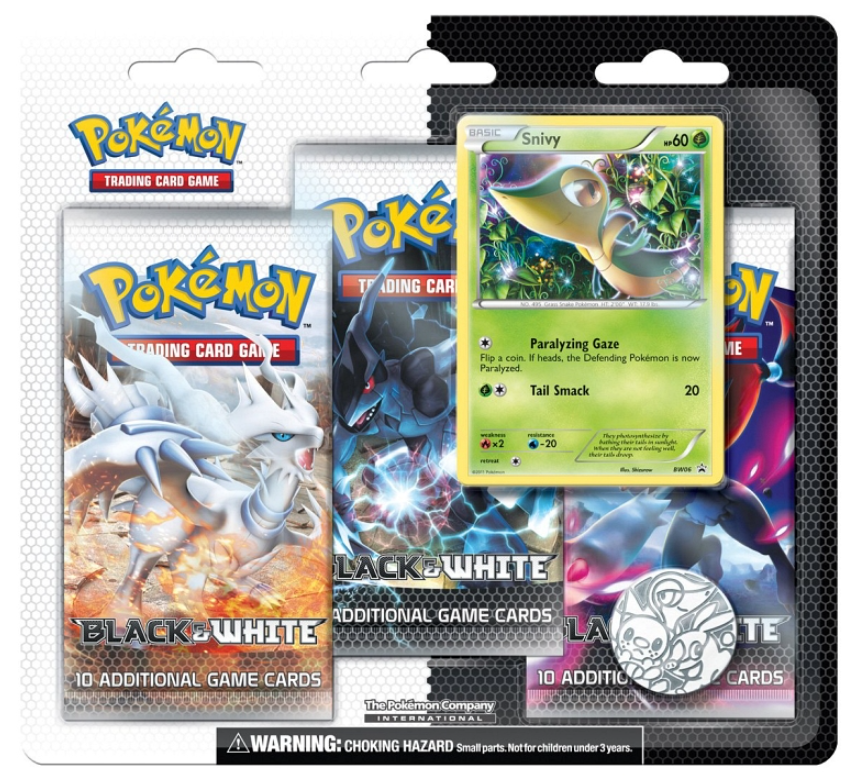Black & White - 3-Pack Blister (Snivy) | I Want That Stuff Brandon