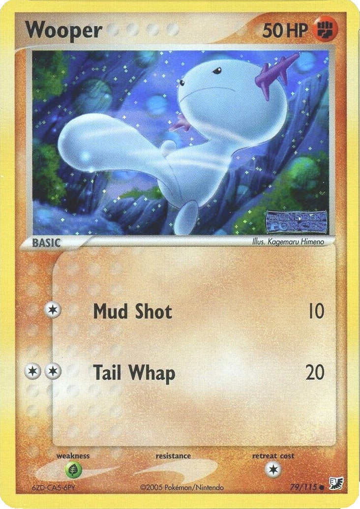 Wooper (79/115) (Stamped) [EX: Unseen Forces] | I Want That Stuff Brandon