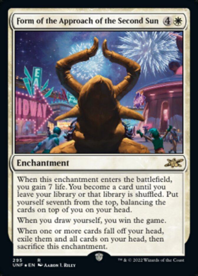 Form of the Approach of the Second Sun (Galaxy Foil) [Unfinity] | I Want That Stuff Brandon