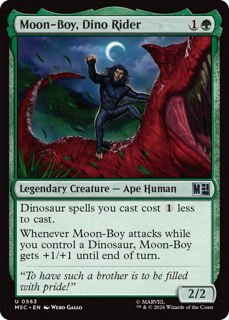 Moon-Boy, Dino Rider [Marvel Super Heroes Commander] | I Want That Stuff Brandon
