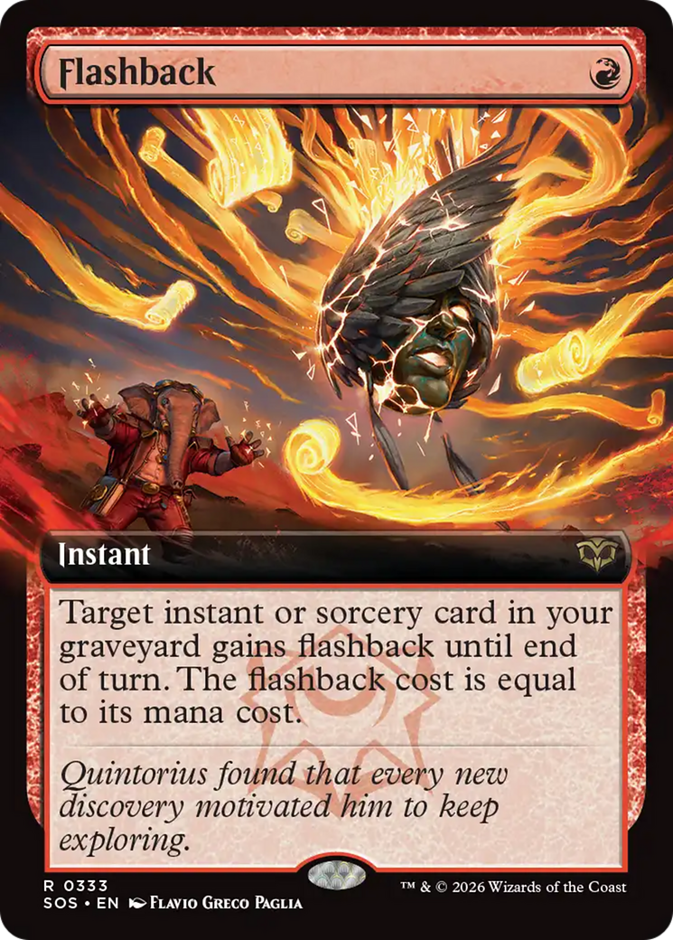 Flashback (Extended Art) [Secrets of Strixhaven] | I Want That Stuff Brandon