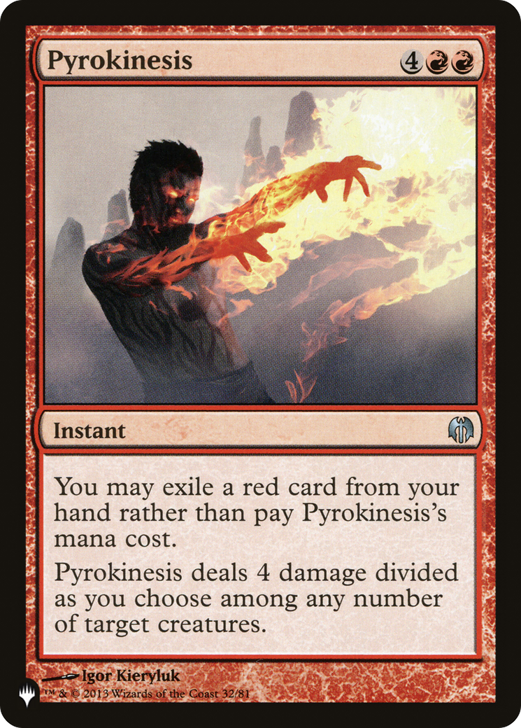 Pyrokinesis [The List] | I Want That Stuff Brandon