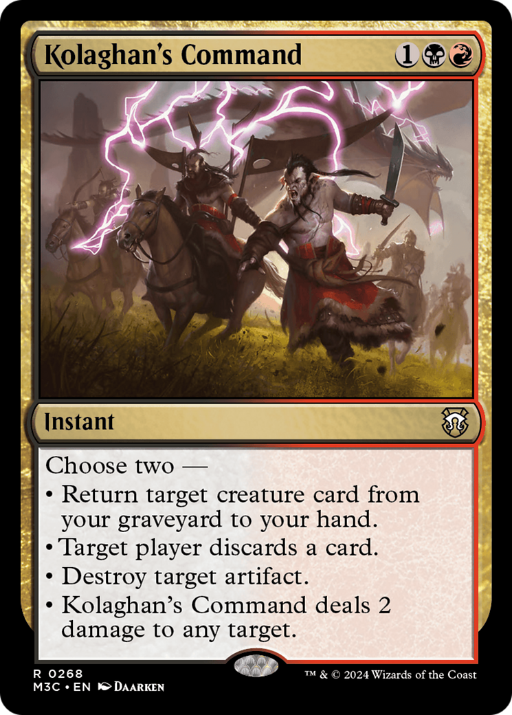 Kolaghan's Command [Modern Horizons 3 Commander] | I Want That Stuff Brandon