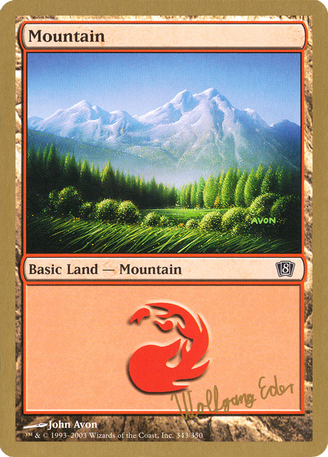 Mountain (we343) (Wolfgang Eder) [World Championship Decks 2003] | I Want That Stuff Brandon