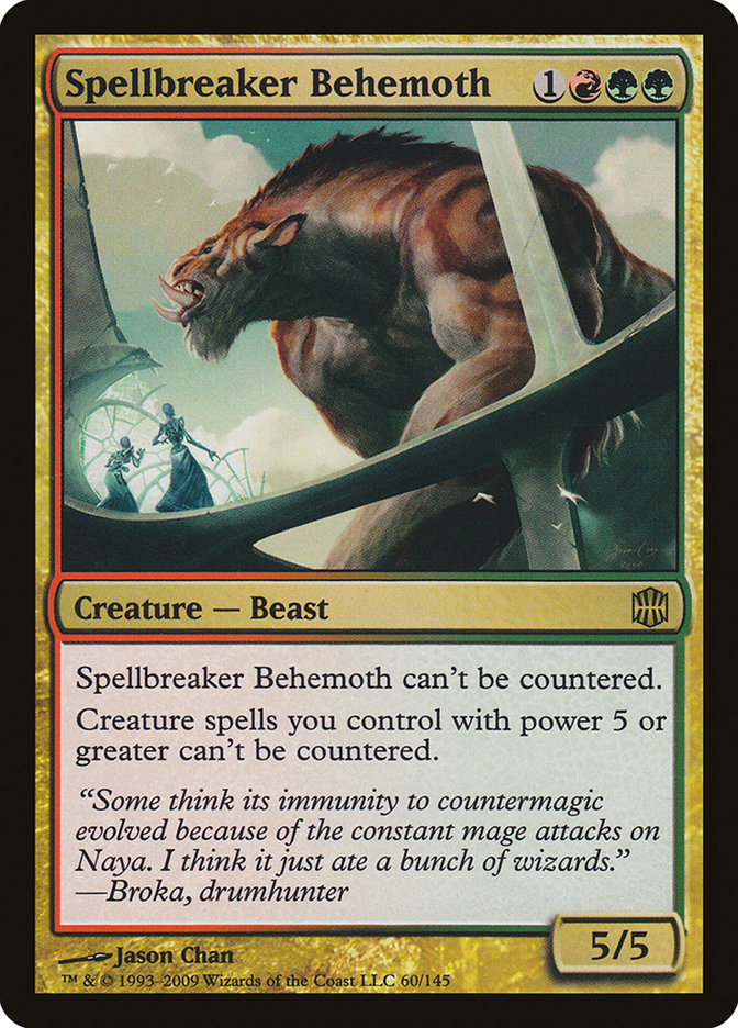 Spellbreaker Behemoth (Oversized) [Oversize Cards] | I Want That Stuff Brandon
