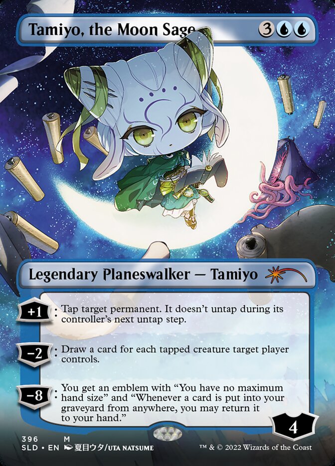 Tamiyo, the Moon Sage (Borderless) [Secret Lair Drop Series] | I Want That Stuff Brandon