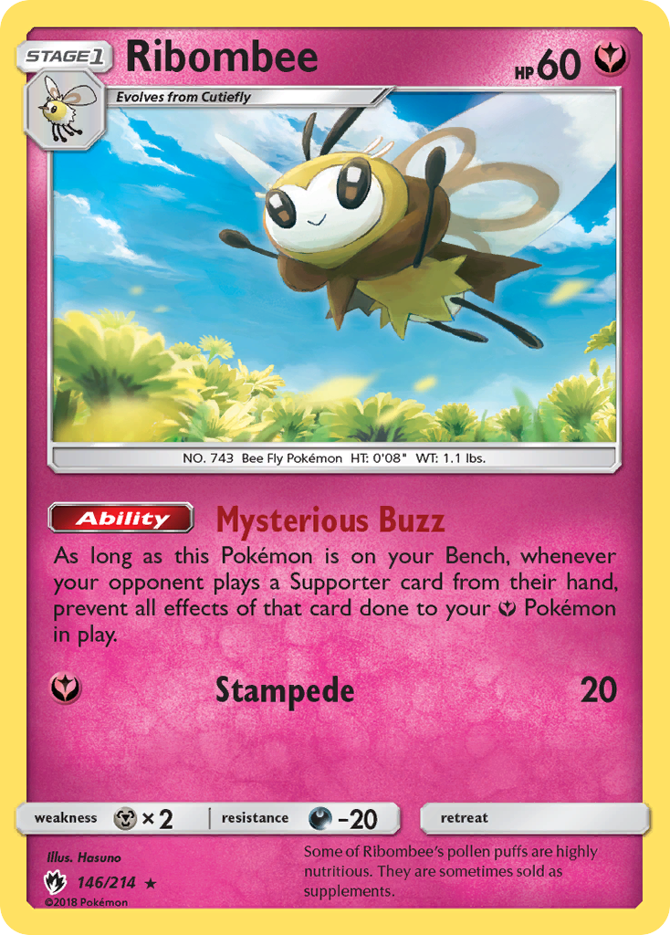 Ribombee (146/214) [Sun & Moon: Lost Thunder] | I Want That Stuff Brandon