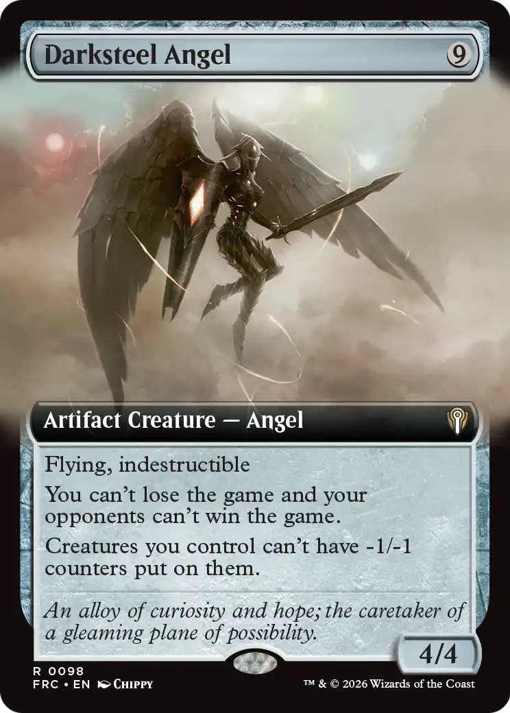 Darksteel Angel (Extended Art) [Reality Fracture Commander] | I Want That Stuff Brandon