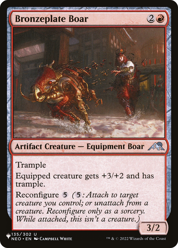 Bronzeplate Boar [The List Reprints] | I Want That Stuff Brandon