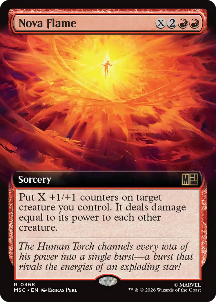 Nova Flame (Extended Art) [Marvel Super Heroes Commander] | I Want That Stuff Brandon