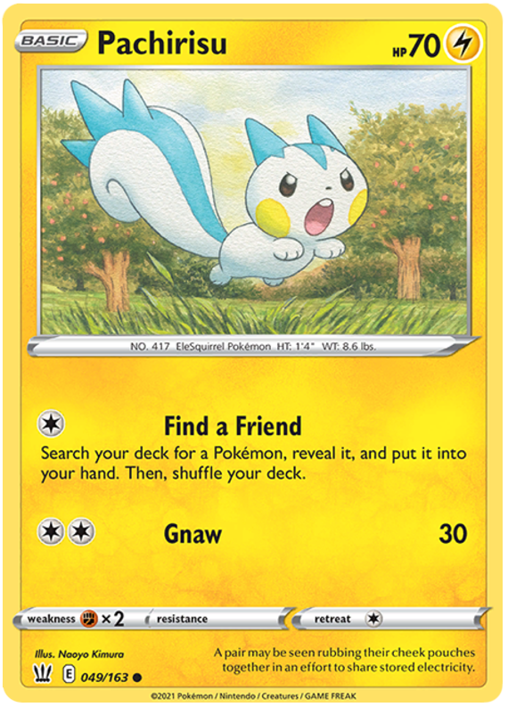 Pachirisu (049/163) [Sword & Shield: Battle Styles] | I Want That Stuff Brandon