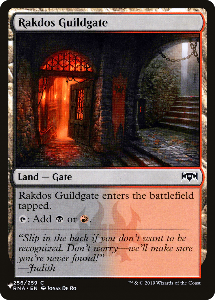 Rakdos Guildgate (256) [The List] | I Want That Stuff Brandon