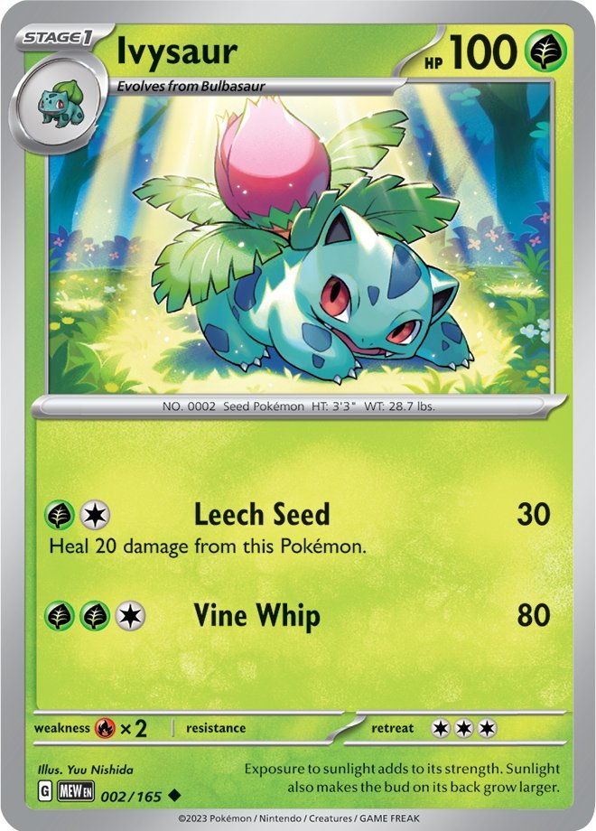 Ivysaur (002/165) [Scarlet & Violet: 151] | I Want That Stuff Brandon