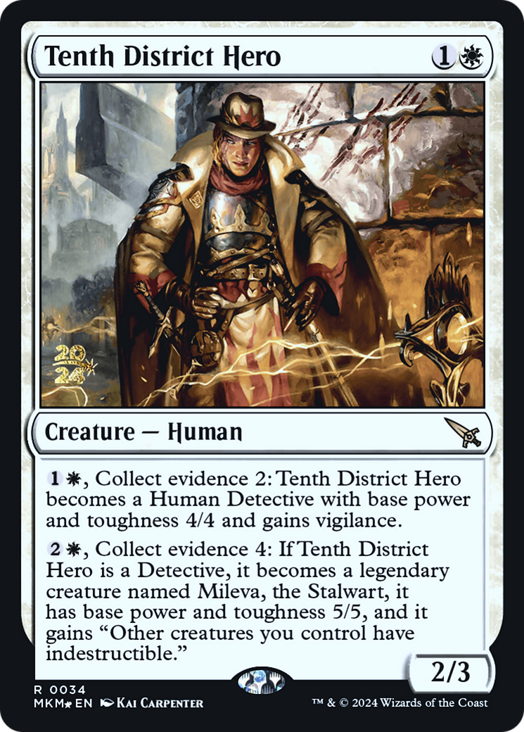 Tenth District Hero [Murders at Karlov Manor Prerelease Promos] | I Want That Stuff Brandon