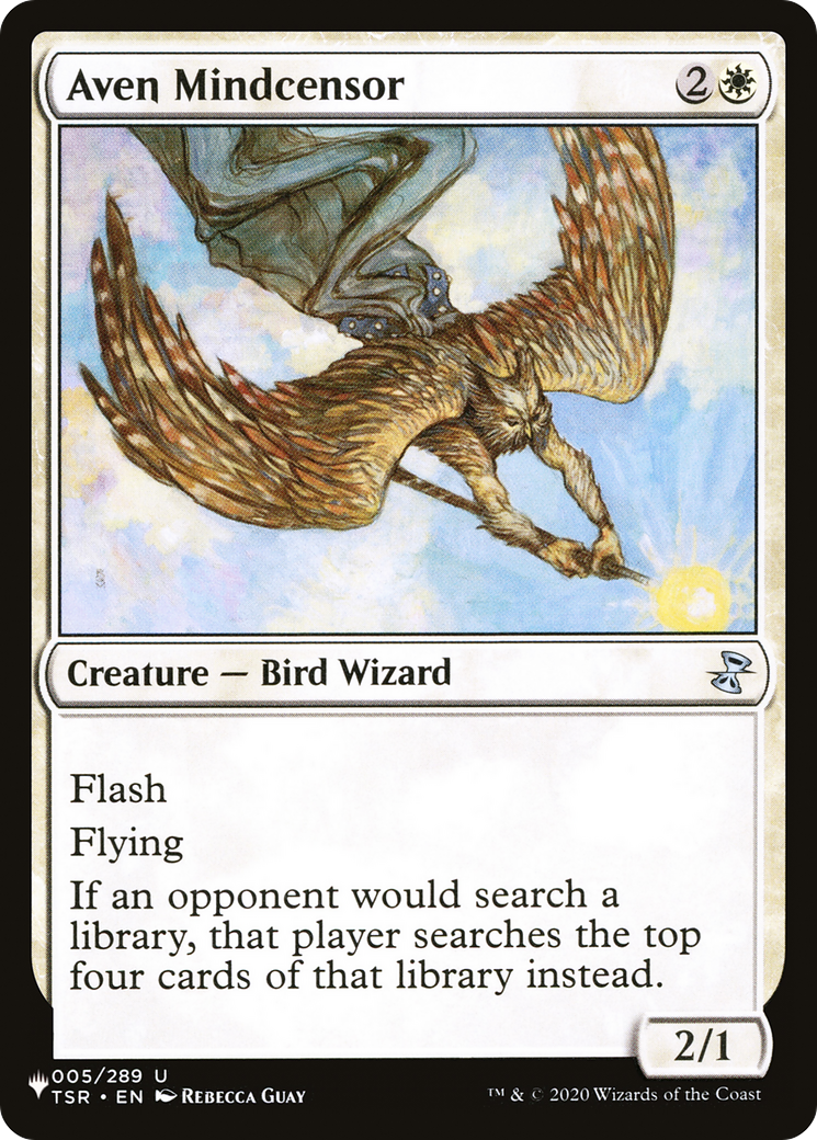 Aven Mindcensor [The List Reprints] | I Want That Stuff Brandon