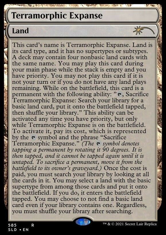 Terramorphic Expanse (Full Text) [Secret Lair Drop Promos] | I Want That Stuff Brandon