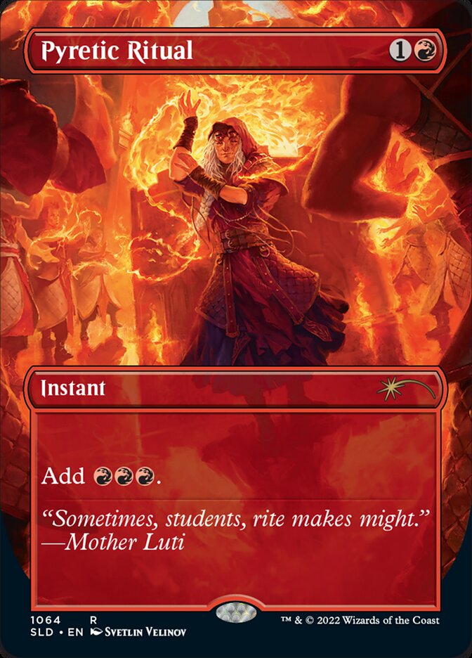Pyretic Ritual (Borderless) [Secret Lair Drop Series] | I Want That Stuff Brandon