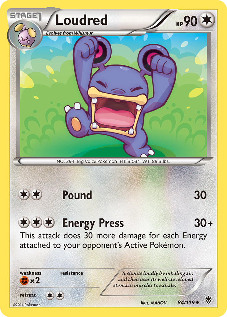 Loudred (84/119) [XY: Phantom Forces] | I Want That Stuff Brandon