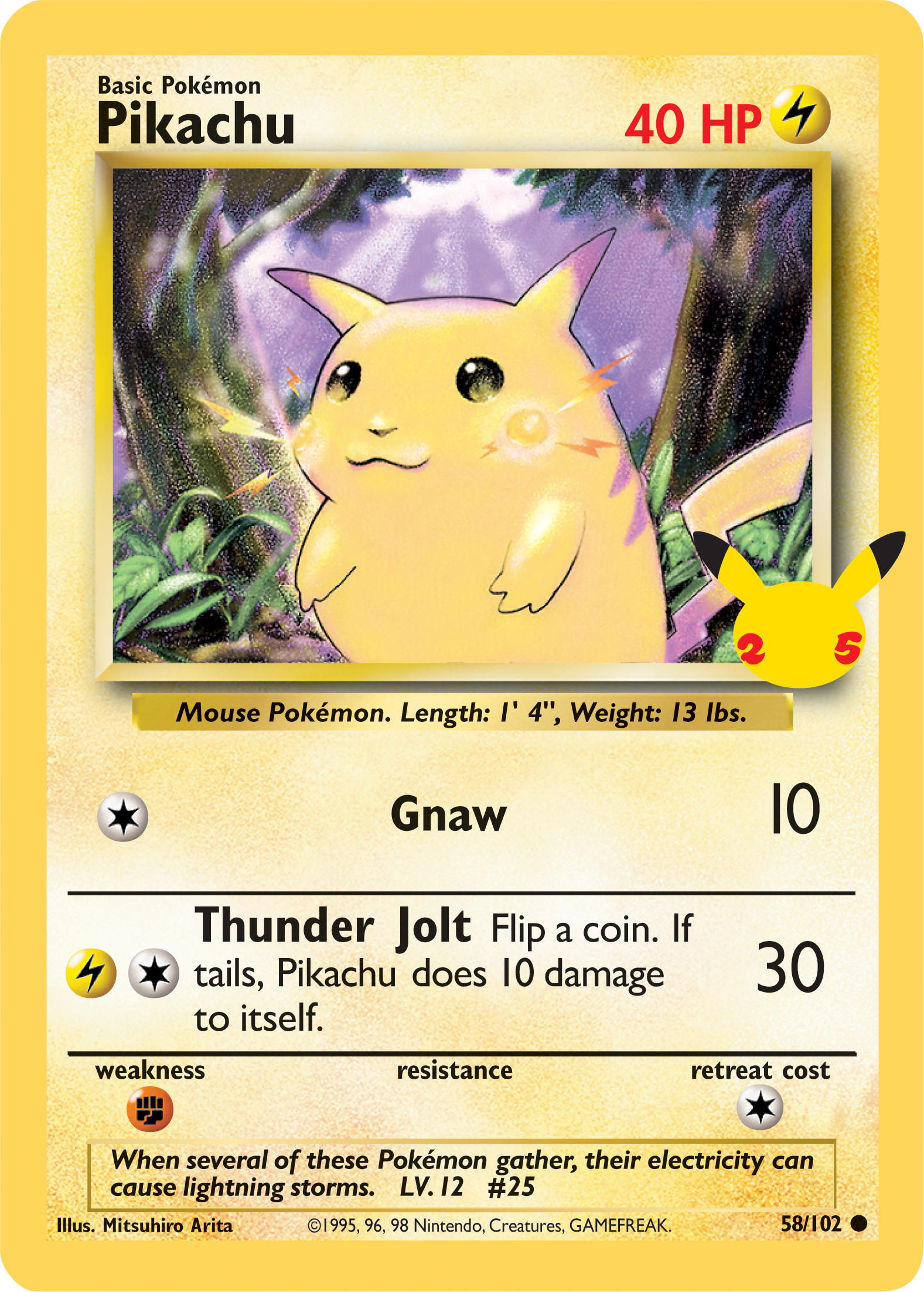 Pikachu (58/102) (Jumbo Card) [First Partner Pack] | I Want That Stuff Brandon