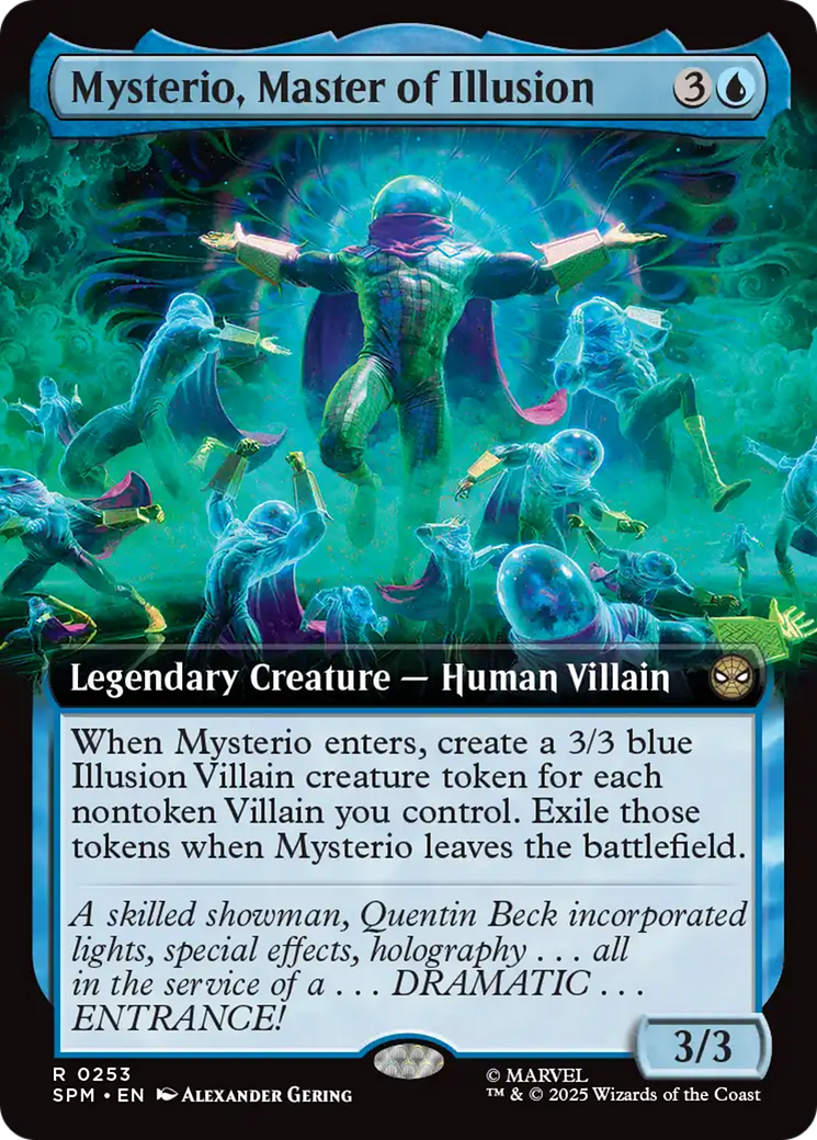 Mysterio, Master of Illusion (Extended Card) [Marvel's Spider-Man] | I Want That Stuff Brandon