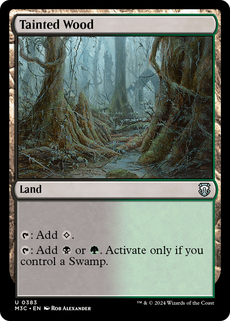 Tainted Wood (Ripple Foil) [Modern Horizons 3 Commander] | I Want That Stuff Brandon