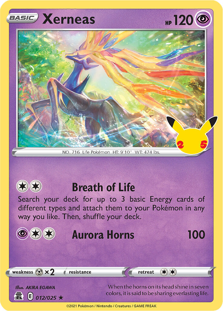 Xerneas (012/025) [Celebrations: 25th Anniversary] | I Want That Stuff Brandon