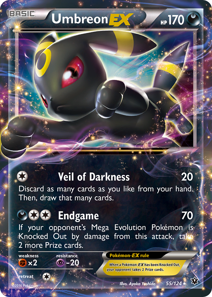 Umbreon EX (55/124) [XY: Fates Collide] | I Want That Stuff Brandon