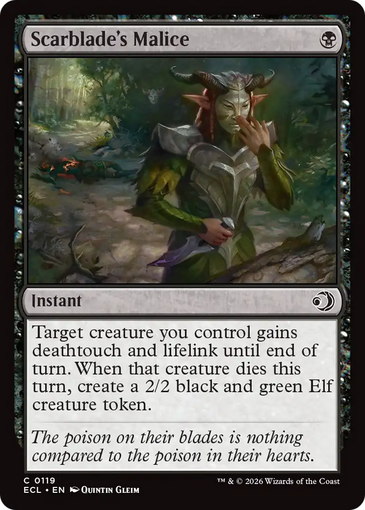 Scarblade's Malice [Lorwyn Eclipsed] | I Want That Stuff Brandon