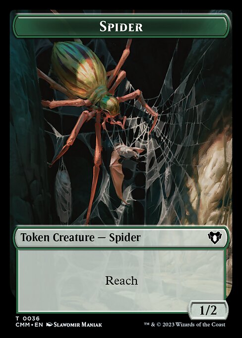 Eldrazi Spawn // Spider Double-Sided Token [Commander Masters Tokens] | I Want That Stuff Brandon