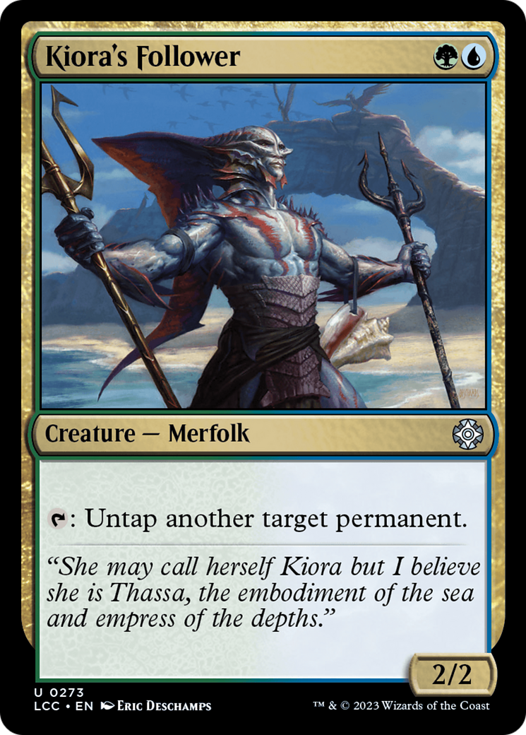 Kiora's Follower [The Lost Caverns of Ixalan Commander] | I Want That Stuff Brandon