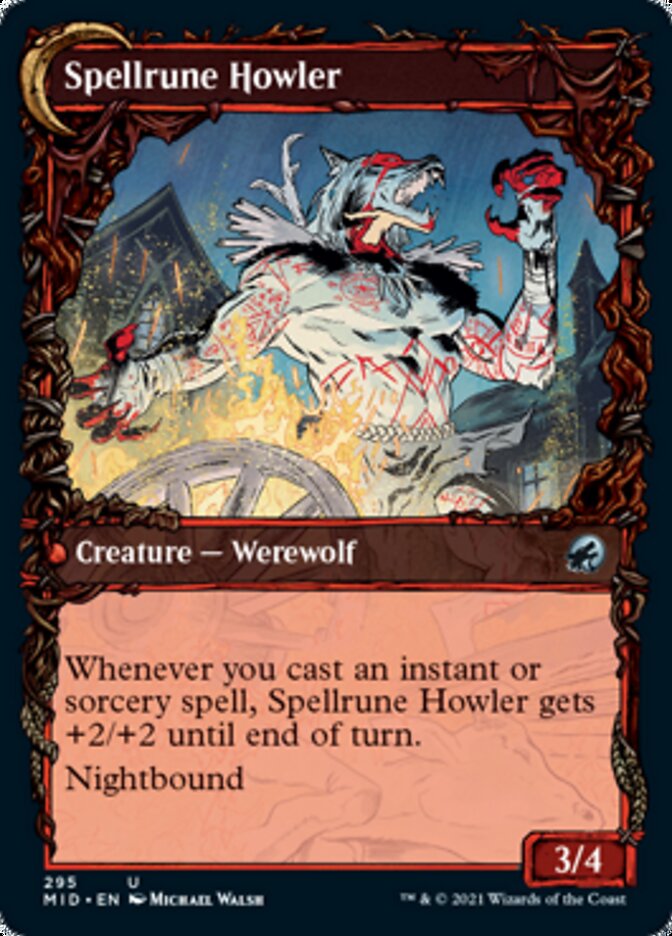 Spellrune Painter // Spellrune Howler (Showcase Equinox) [Innistrad: Midnight Hunt] | I Want That Stuff Brandon