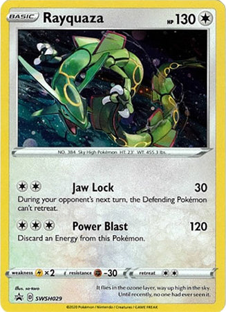 Rayquaza (SWSH029) [Sword & Shield: Black Star Promos] | I Want That Stuff Brandon