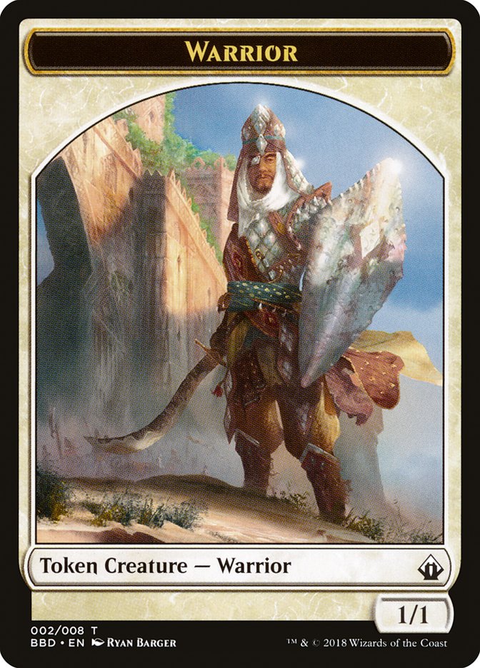 Warrior Token [Battlebond Tokens] | I Want That Stuff Brandon