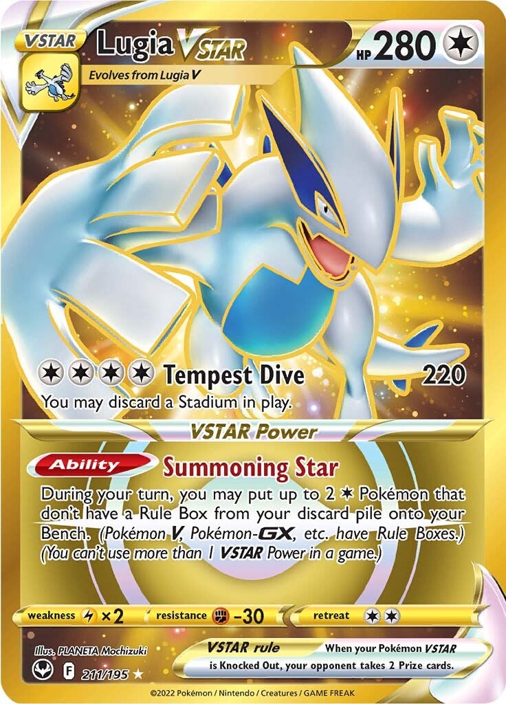 Lugia VSTAR (211/195) [Sword & Shield: Silver Tempest] | I Want That Stuff Brandon