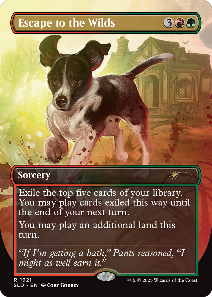 Escape to the Wilds (1921) (Rainbow Foil) [Secret Lair Drop Series] | I Want That Stuff Brandon