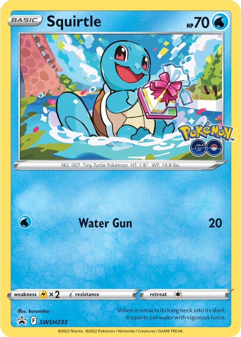 Squirtle (SWSH233) [Sword & Shield: Black Star Promos] | I Want That Stuff Brandon