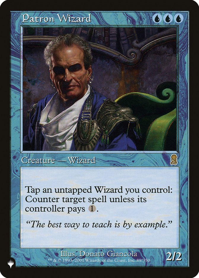 Patron Wizard [The List] | I Want That Stuff Brandon