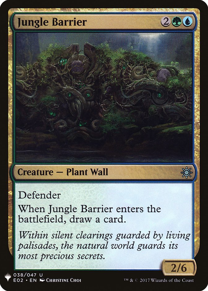 Jungle Barrier [Mystery Booster] | I Want That Stuff Brandon