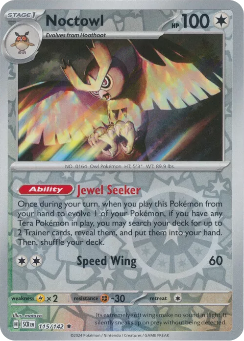 Noctowl (115/142) [Scarlet & Violet: Stellar Crown] | I Want That Stuff Brandon