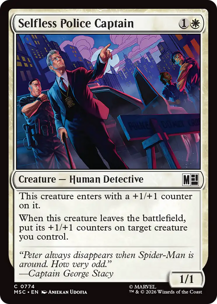 Selfless Police Captain [Marvel Super Heroes Commander] | I Want That Stuff Brandon