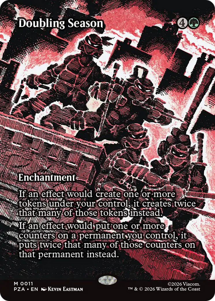 Doubling Season (Borderless) [Teenage Mutant Ninja Turtles Eternal-Legal] | I Want That Stuff Brandon