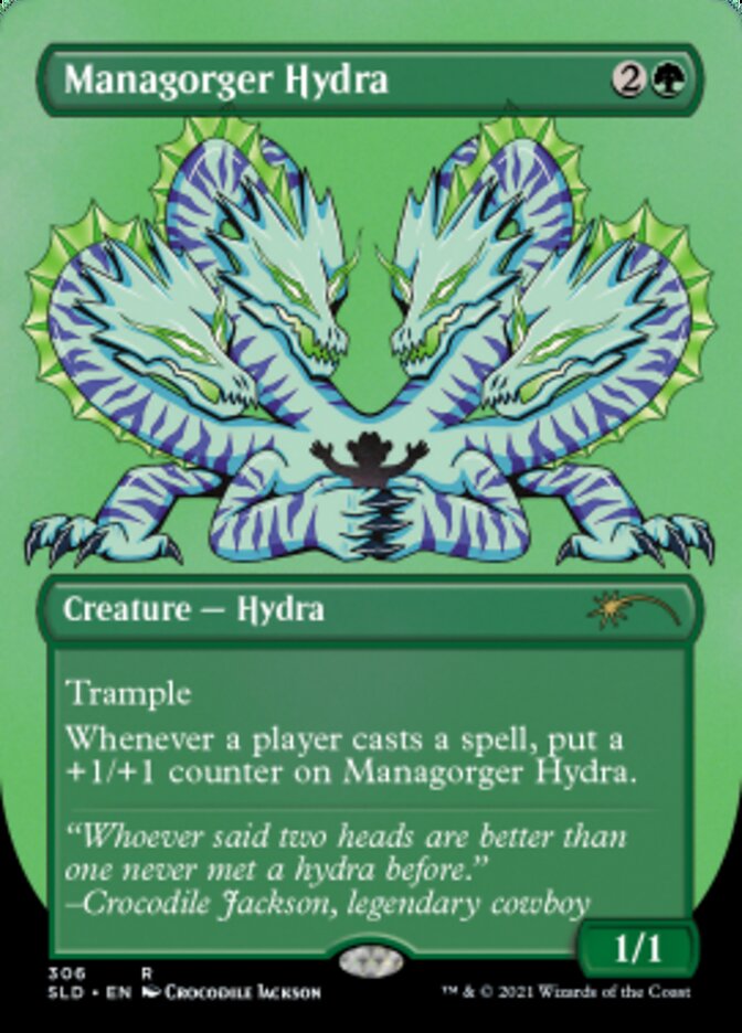 Managorger Hydra (Borderless) (Foil Etched) [Secret Lair Drop Series] | I Want That Stuff Brandon