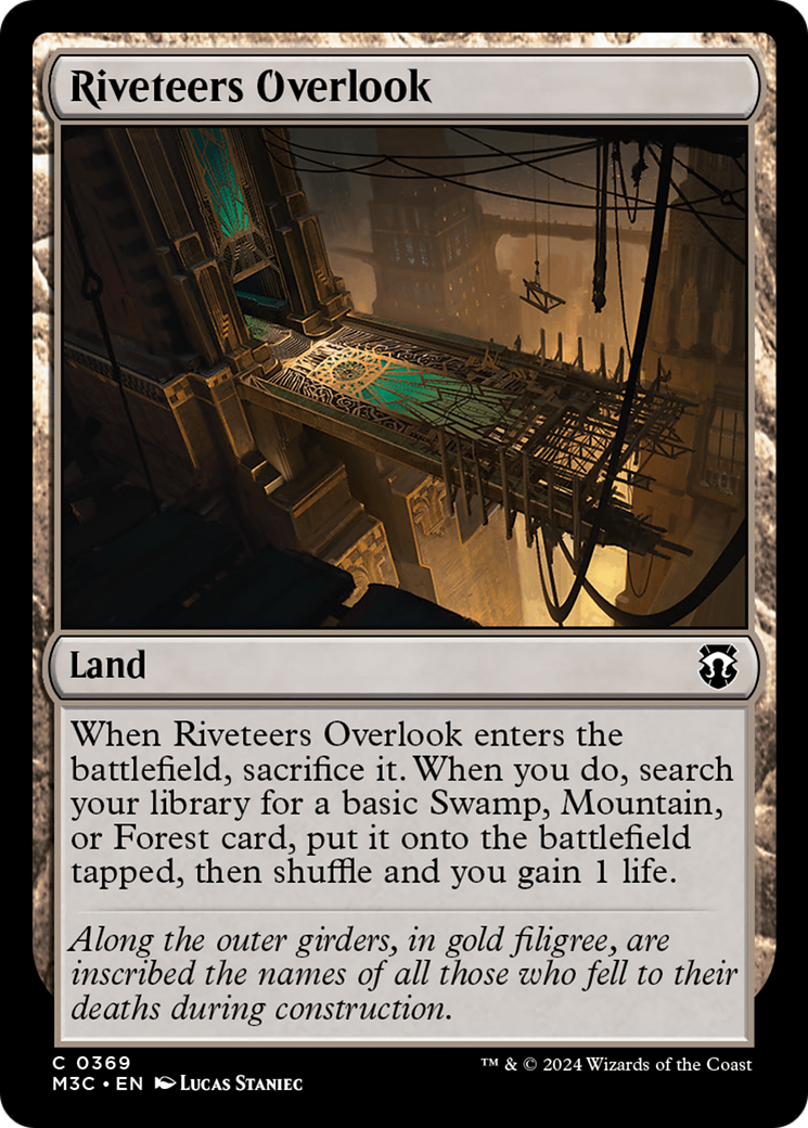 Riveteers Overlook (Ripple Foil) [Modern Horizons 3 Commander] | I Want That Stuff Brandon