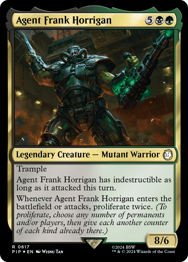 Agent Frank Horrigan (Surge Foil) [Fallout] | I Want That Stuff Brandon