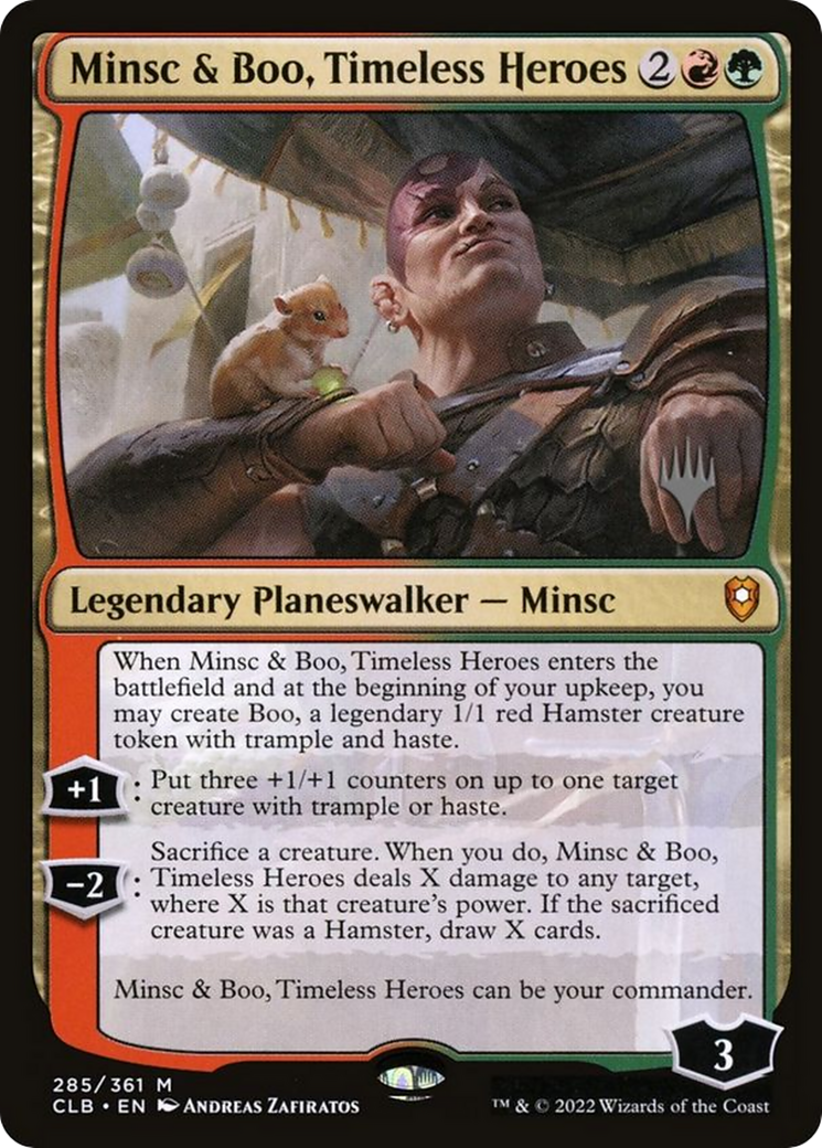 Minsc & Boo, Timeless Heroes (Promo Pack) [The Lost Caverns of Ixalan Promos] | I Want That Stuff Brandon