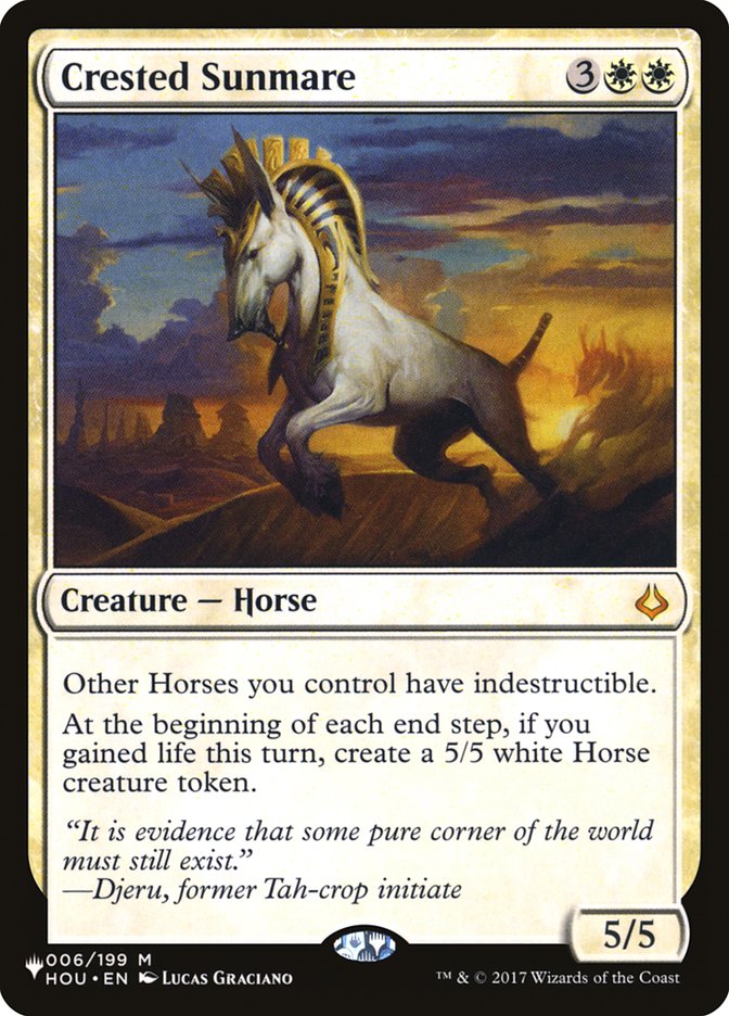Crested Sunmare [The List] | I Want That Stuff Brandon